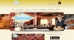 Desktop Screenshot of fleischerei-bingener.de